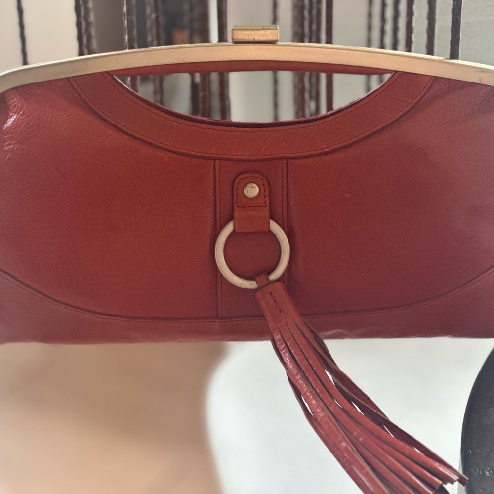 Stylish Latico NJ Orange 
 Real Leather Clutch - Picture 13 of 15